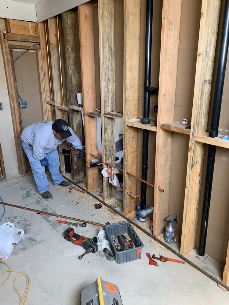 Commercial rough-in plumbing for Gas Line Repair in Riverplace